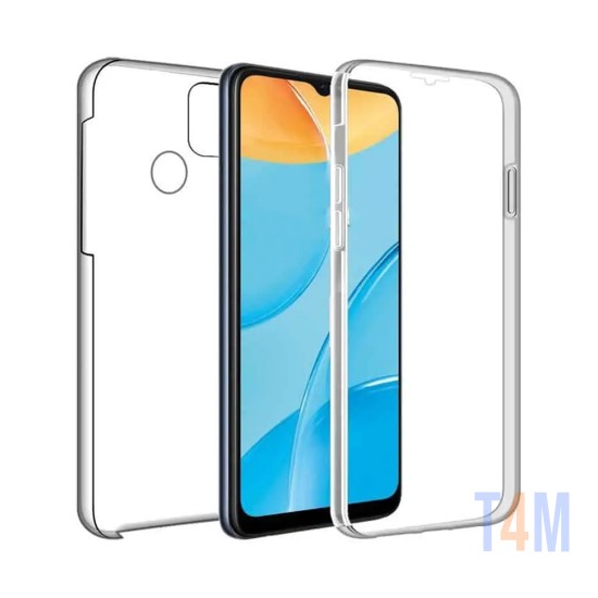 Funda de Silicona 360º para Oppo A15 Transparente